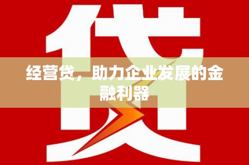 花莲经营贷，助力企业发展的金融利器