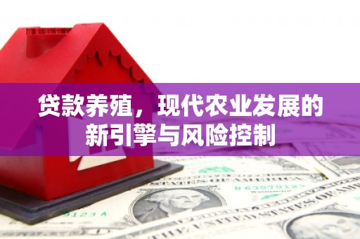 雄安新区贷款养殖，现代农业发展的新引擎与风险控制