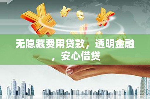 泸溪无隐藏费用贷款，透明金融，安心借贷