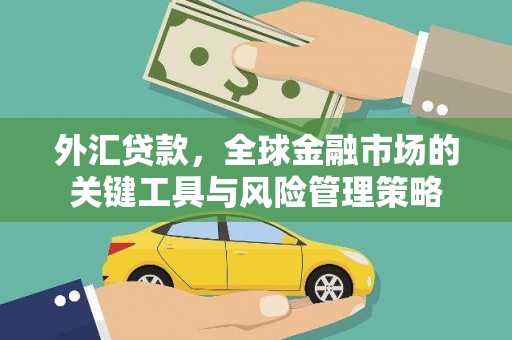 新店外汇贷款，全球金融市场的关键工具与风险管理策略