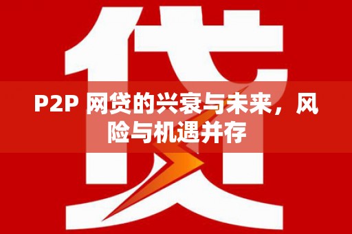 荔浦P2P 网贷的兴衰与未来，风险与机遇并存