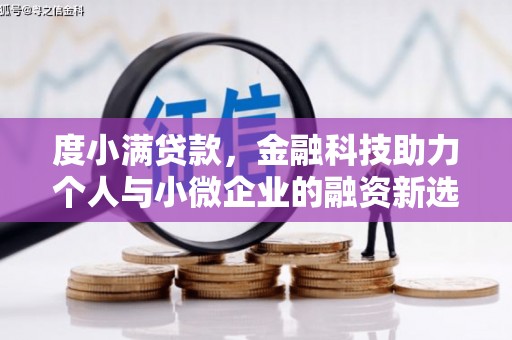 东光度小满贷款，金融科技助力个人与小微企业的融资新选择