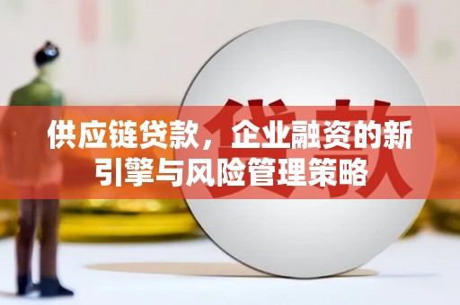 吴川供应链贷款，企业融资的新引擎与风险管理策略
